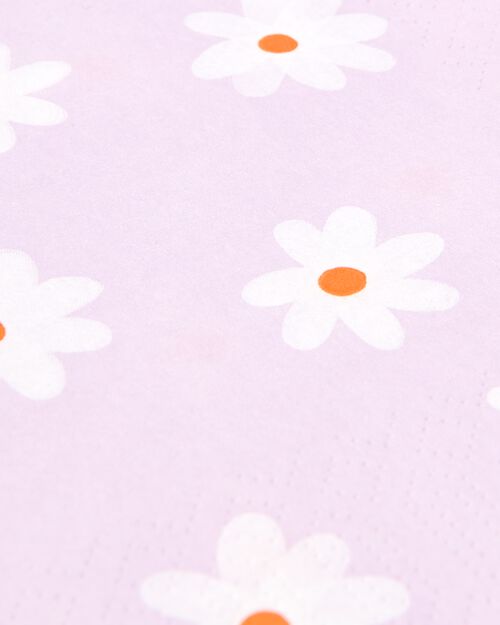 20 serviettes 30x30 - papier - marguerite