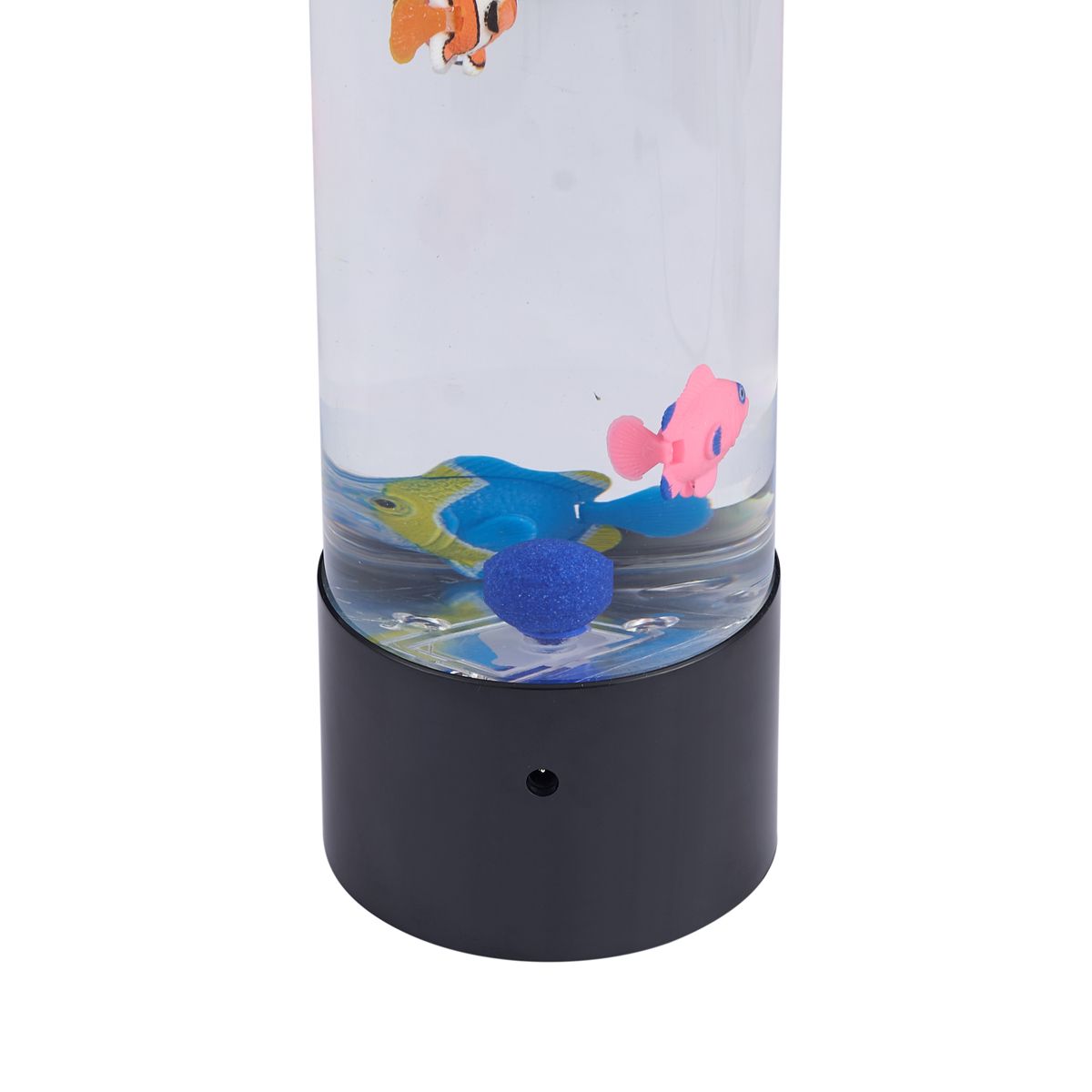 Bubbelbuis zwart 29cm incl. LED RGB - Sealife