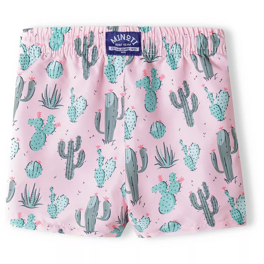 MINOTI Badeshorts HellrosaGrün