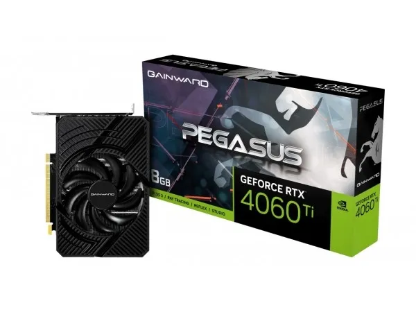 Gainward GeForce RTX 4060 Ti Pegasus 8GB - Grafikkort - GeForce RTX 4060 Ti - 8 GB GDDR6 - PCIe 4.0 - HDMI, 3 x DisplayPort