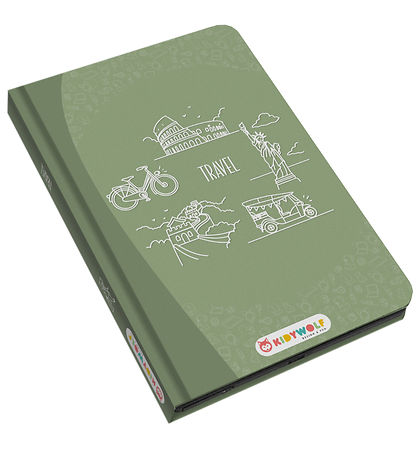 Kidywolf LCD-tegnetavle m. 30 Motiver - Kidydraw-Mini - Travel