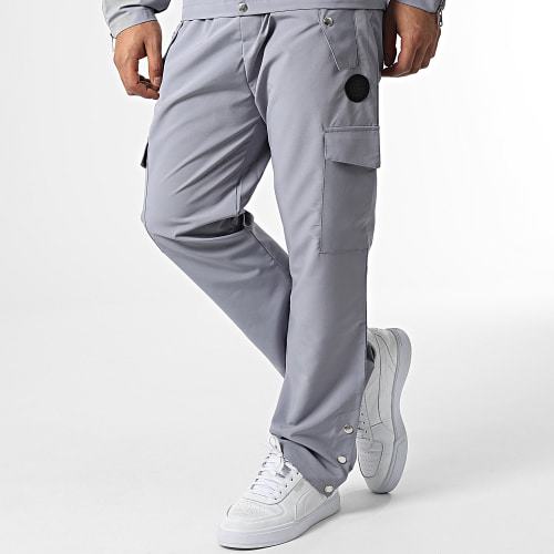 Ensemble veste et Pantalon Cargo Giovani Gris