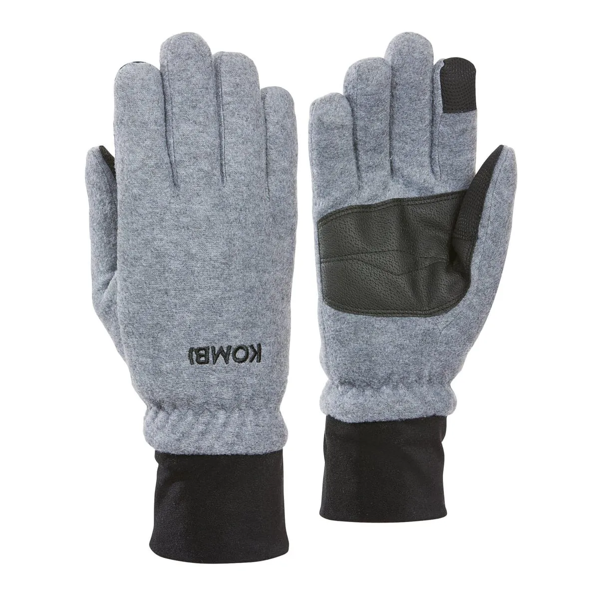 Kombi Men's Windguardian Fleece Gloves Heather Grey