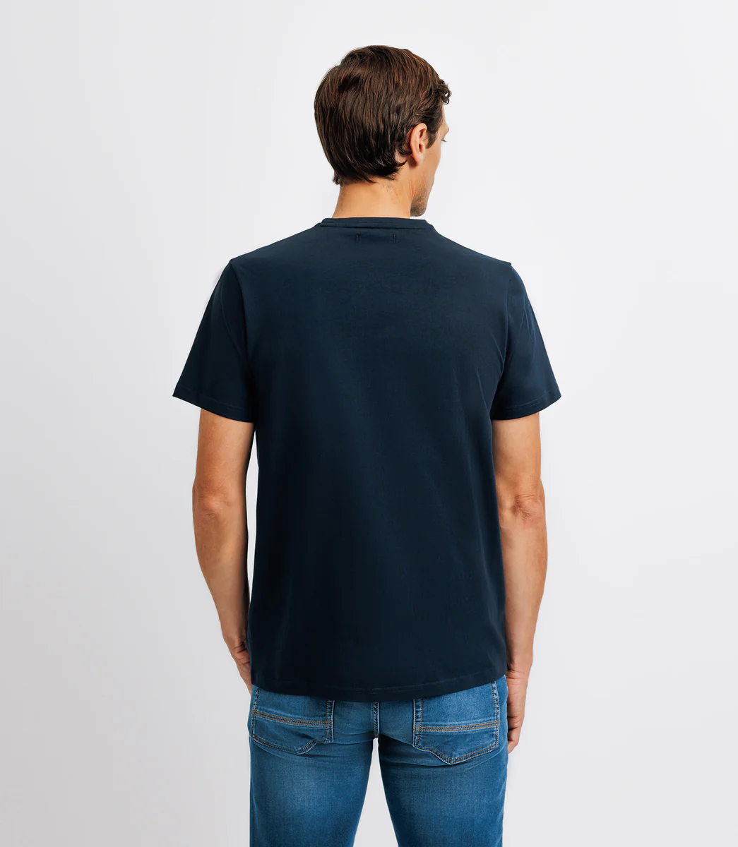 T-shirt avec logo marine