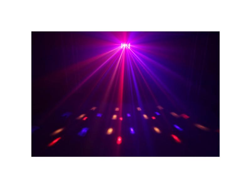 BeamZ Lichteffekt Magic2 3-in-1 Lichteffekt mit Derby-Effekt, Laser und Stroboskop