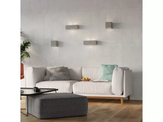 Sollux LEO Appliques Up & Down Gris E27