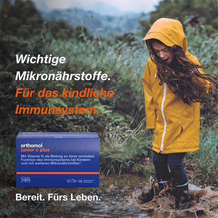 Orthomol Junior C plus Kautabletten Mandarine-Orange, 14 St