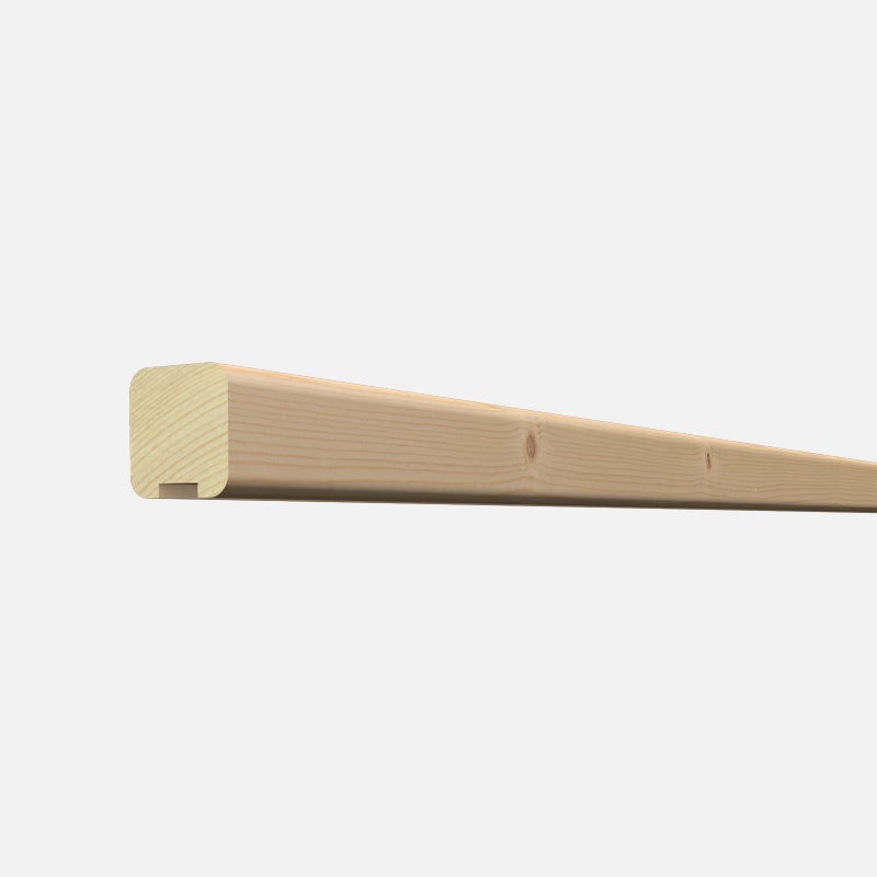 Claro – Sparrenhouten leuning, 2m