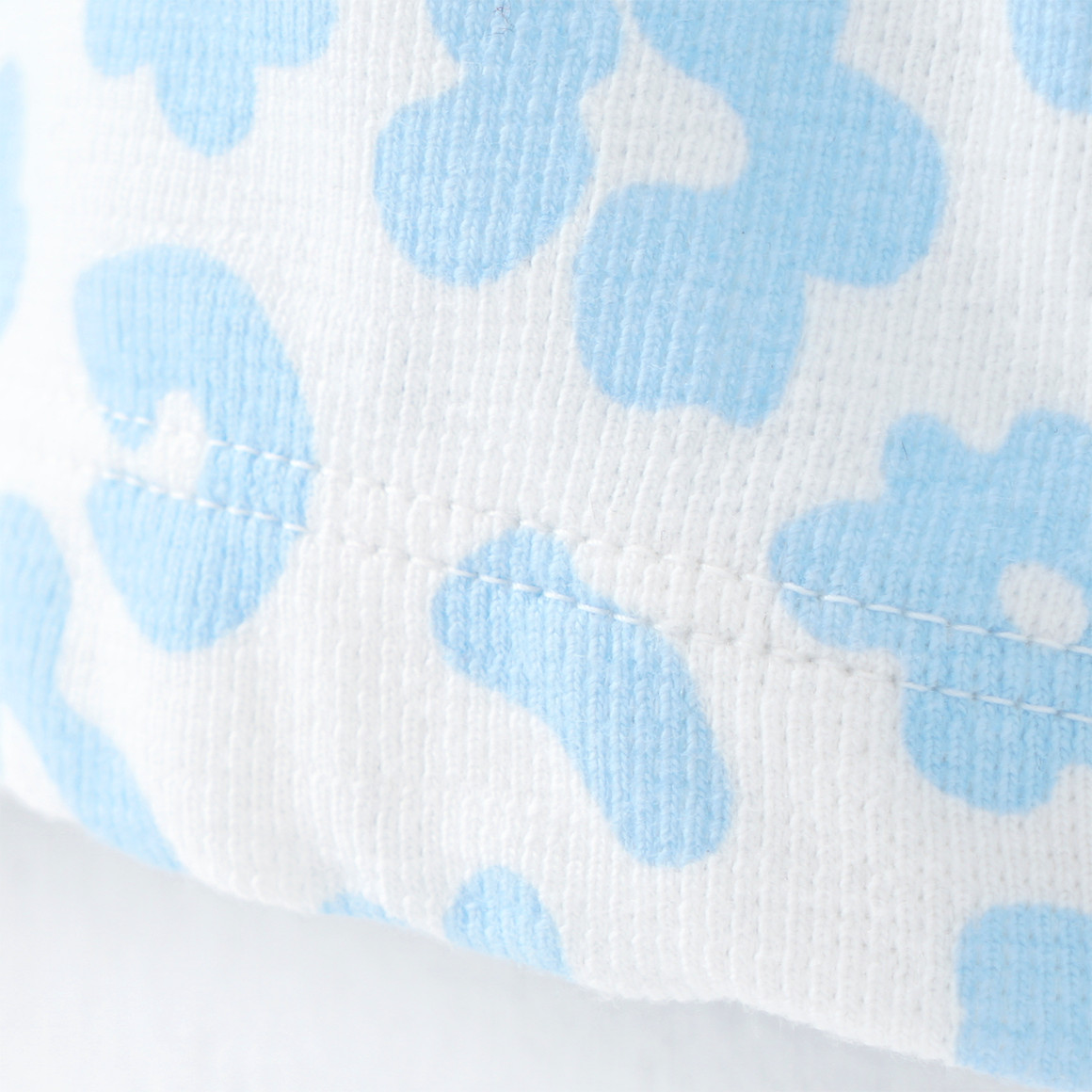 Topolino Mädchen Langarmshirt mit Volants hellblau / weiss
