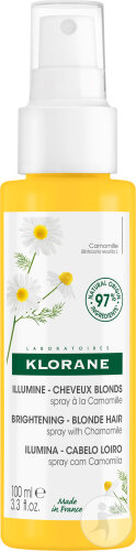 Klorane Camomille Spray Reflets Blonds Illumine & Adoucit Cheveux Blonds  100ml