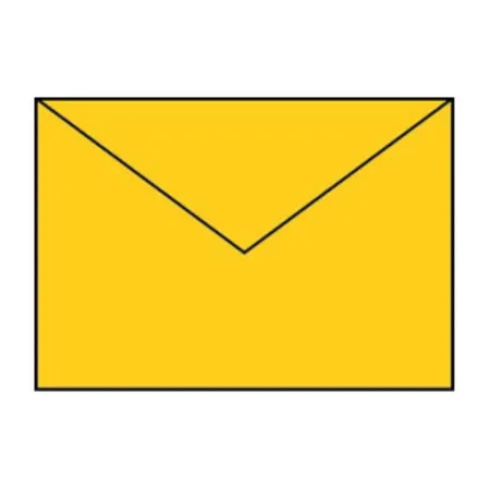 Rössler Coloretti Briefumschläge, C5, goldgelb, 5 Stück