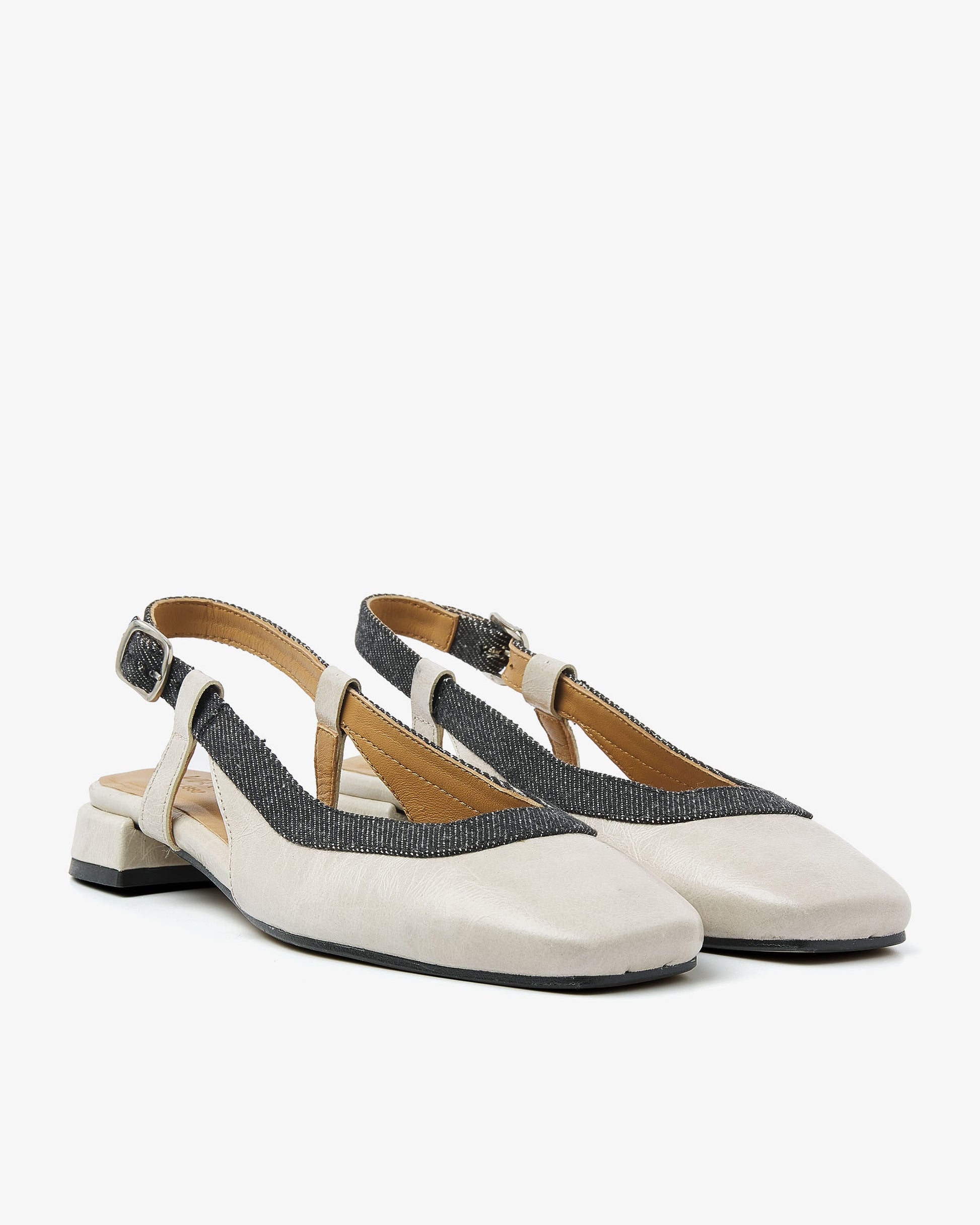 VIA VAI beige slingbacks Julie Xena