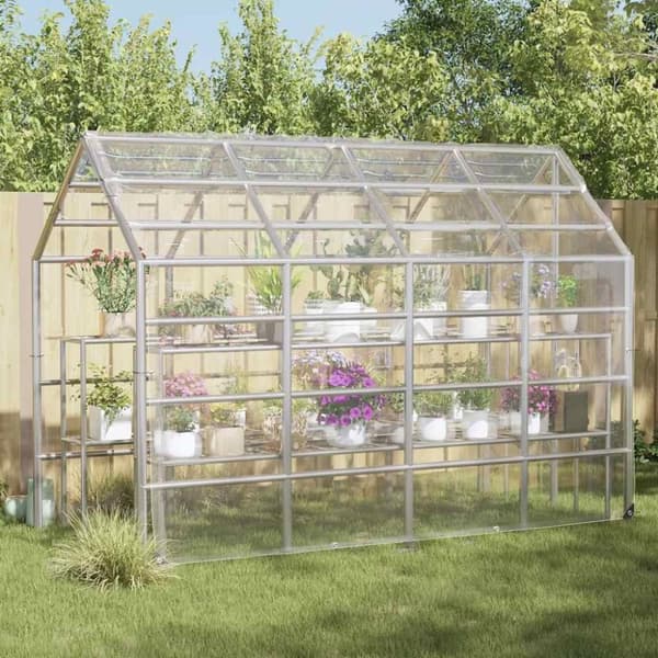 vidaXL Plantedeksel med maljer 3x6 m PVC