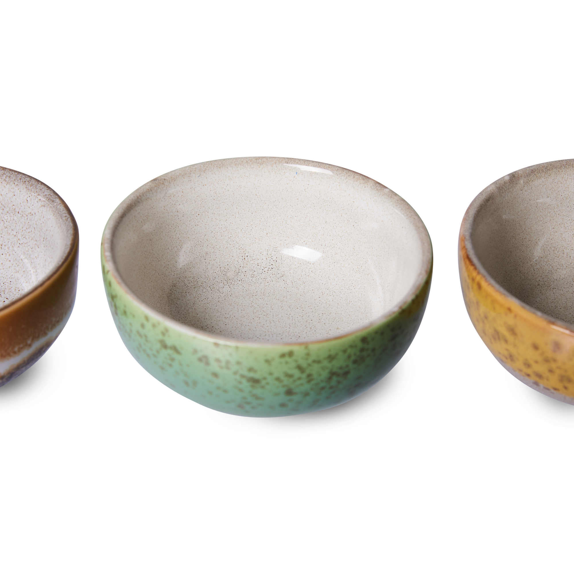 Servies 70's 70'Ceramics XS schaal castor - set van 4