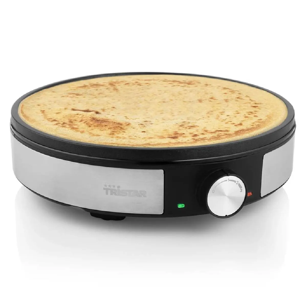 TRISTAR Crêpière BP-2638 1200 W - Noir/Argenté