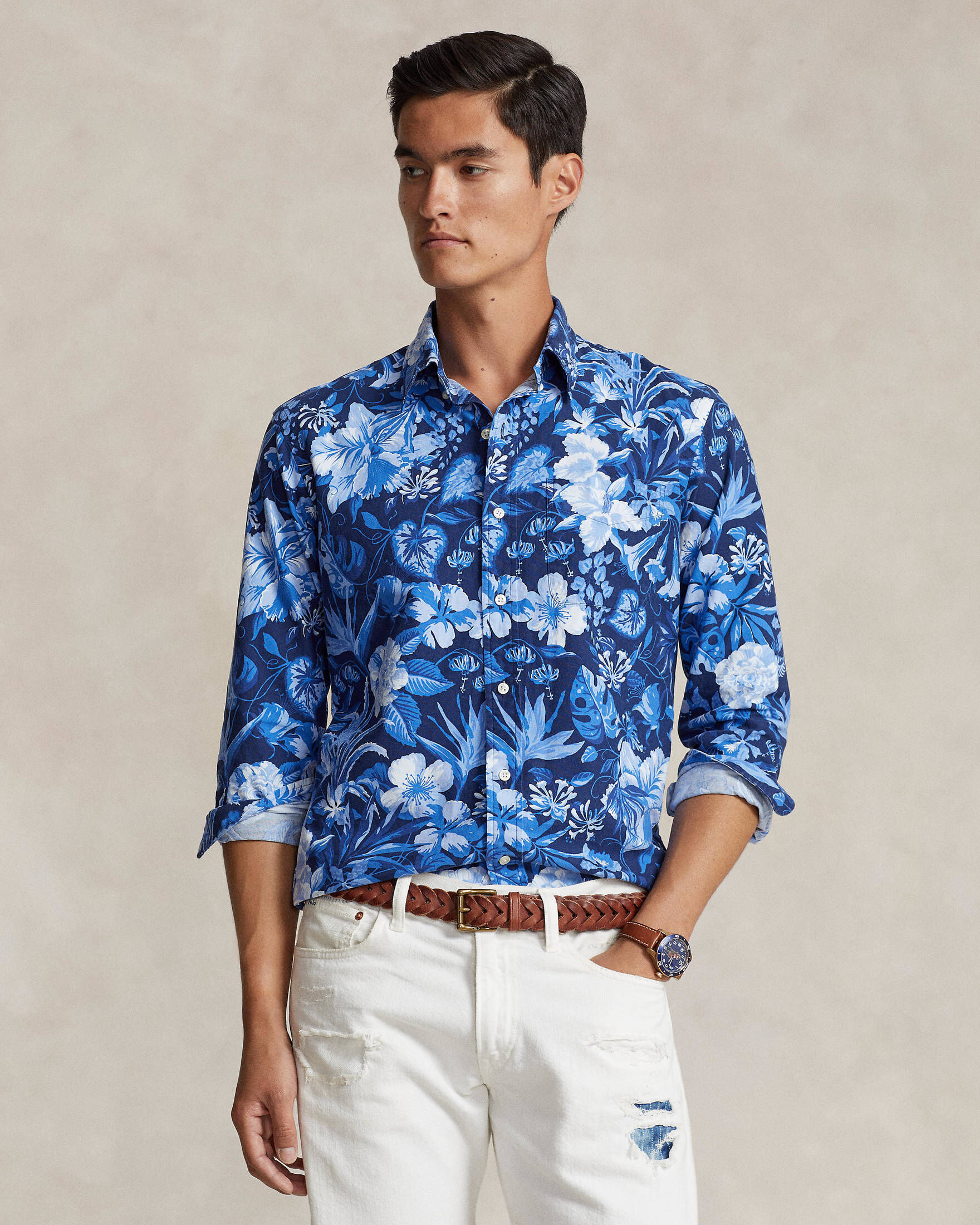 Polo Ralph Lauren| Herren Hemd Langarm Custon Fit