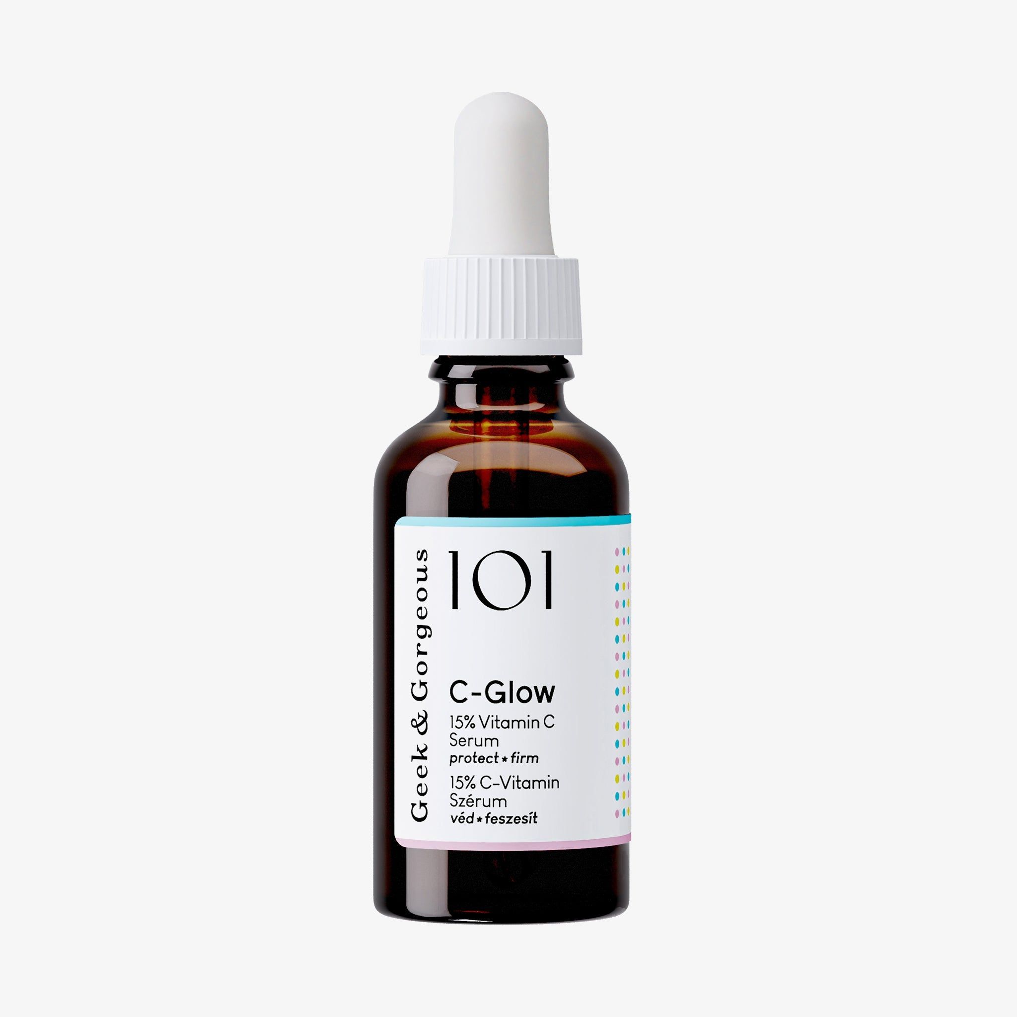 Geek & Gorgeous C-Glow- Serum mit 15% Vitamin C, Hochdosiert, Leistungsstarke Gesichtspflege, 30 ml