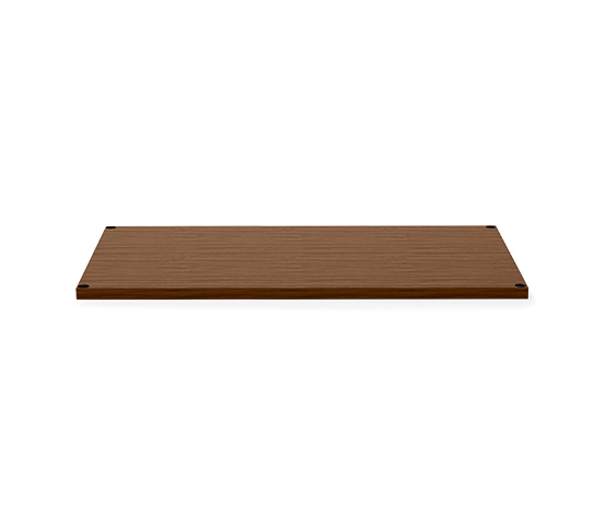 »CN3« Deckplatte mit Echtholzfurnier, Nussbaumoptik, Breite 77 cm