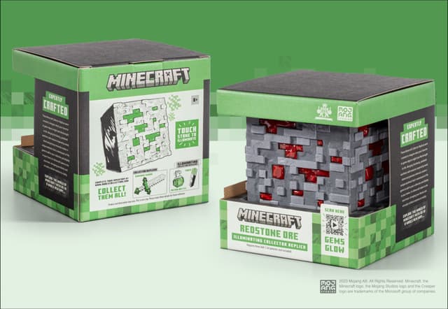 Minecraft Redstone Ore dekorationslys