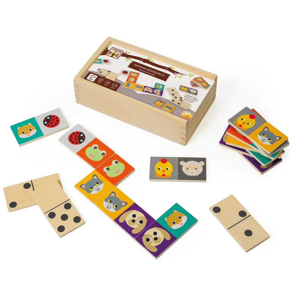 DOMINOS REVERSIBLES LES ANIMAUX