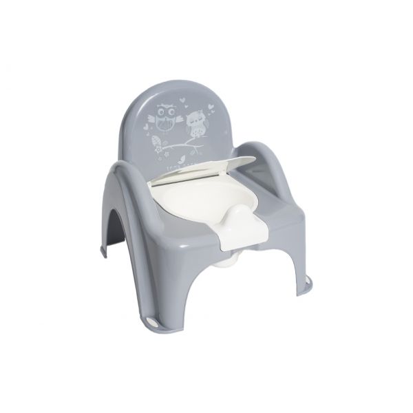 Babyactive Cadeira Bacio Anti-derrapante com Música Owl Gray