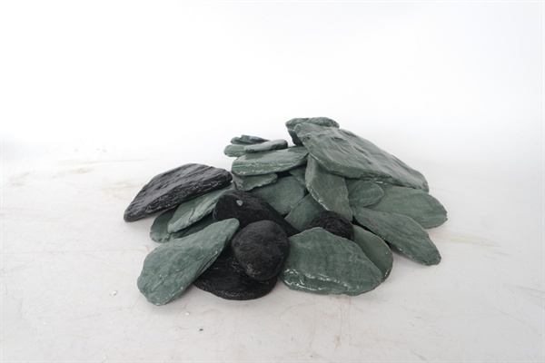 HS Aqua Black Flat River Rock M 15-25cm
