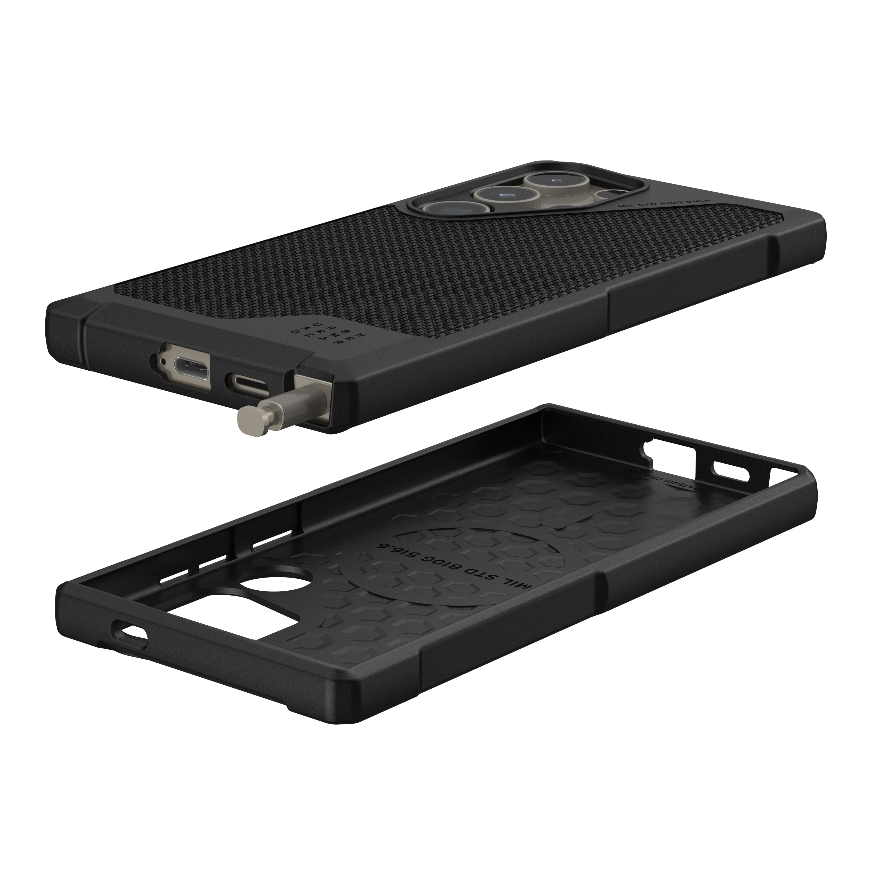 Samsung Galaxy S24 Ultra Schutzhülle Metropolis LT MagSafe-Modul (214420113940) - Kevlar (Schwarz)