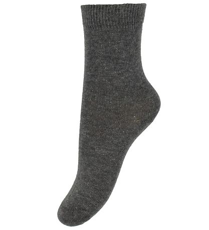 Minymo Socken - 2er-Pack - Anthrazitgrau