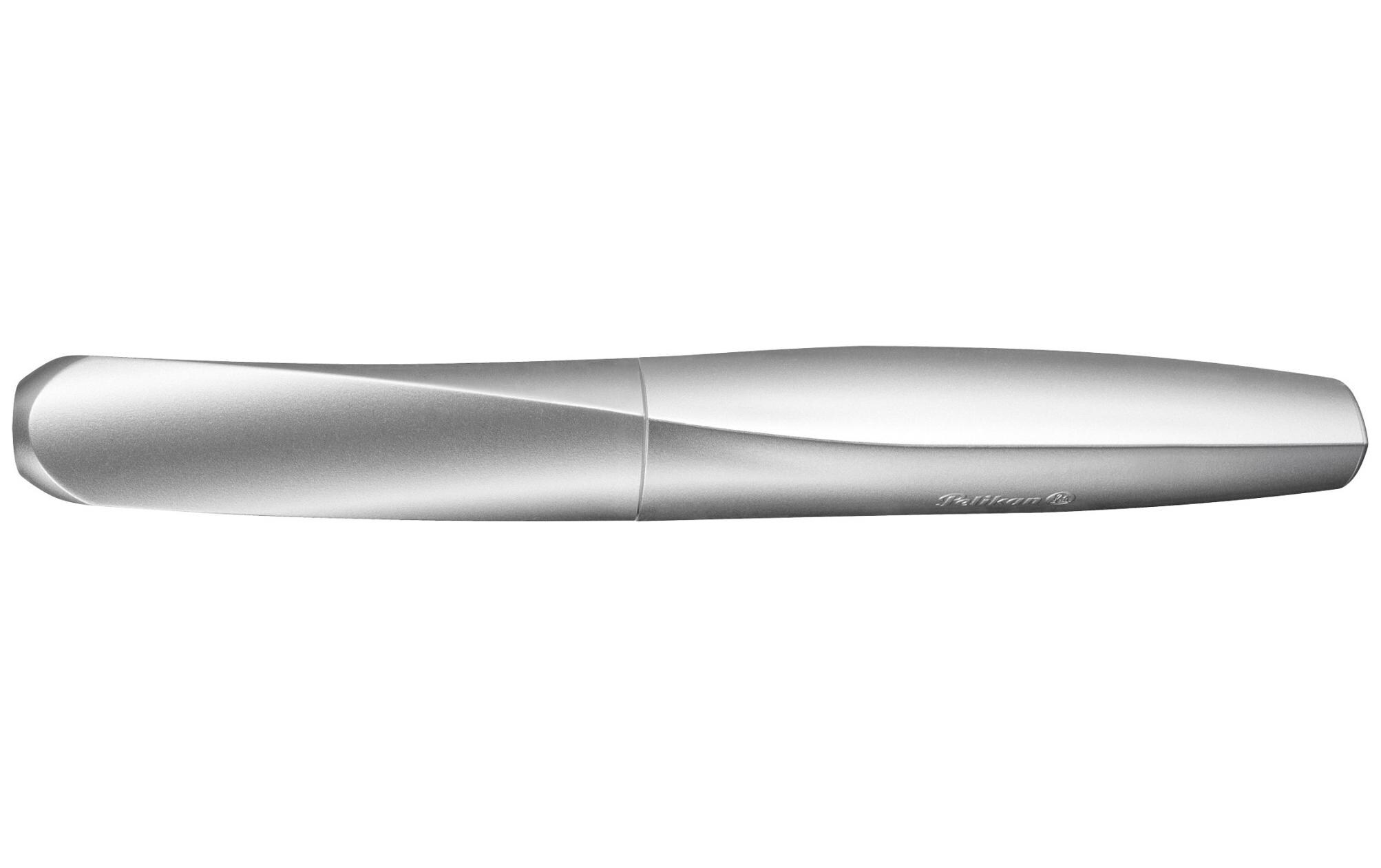 Rollerball Twist R457 Silber, Rechts/LinkshänderRoller mit löschbarer blauer Tinte