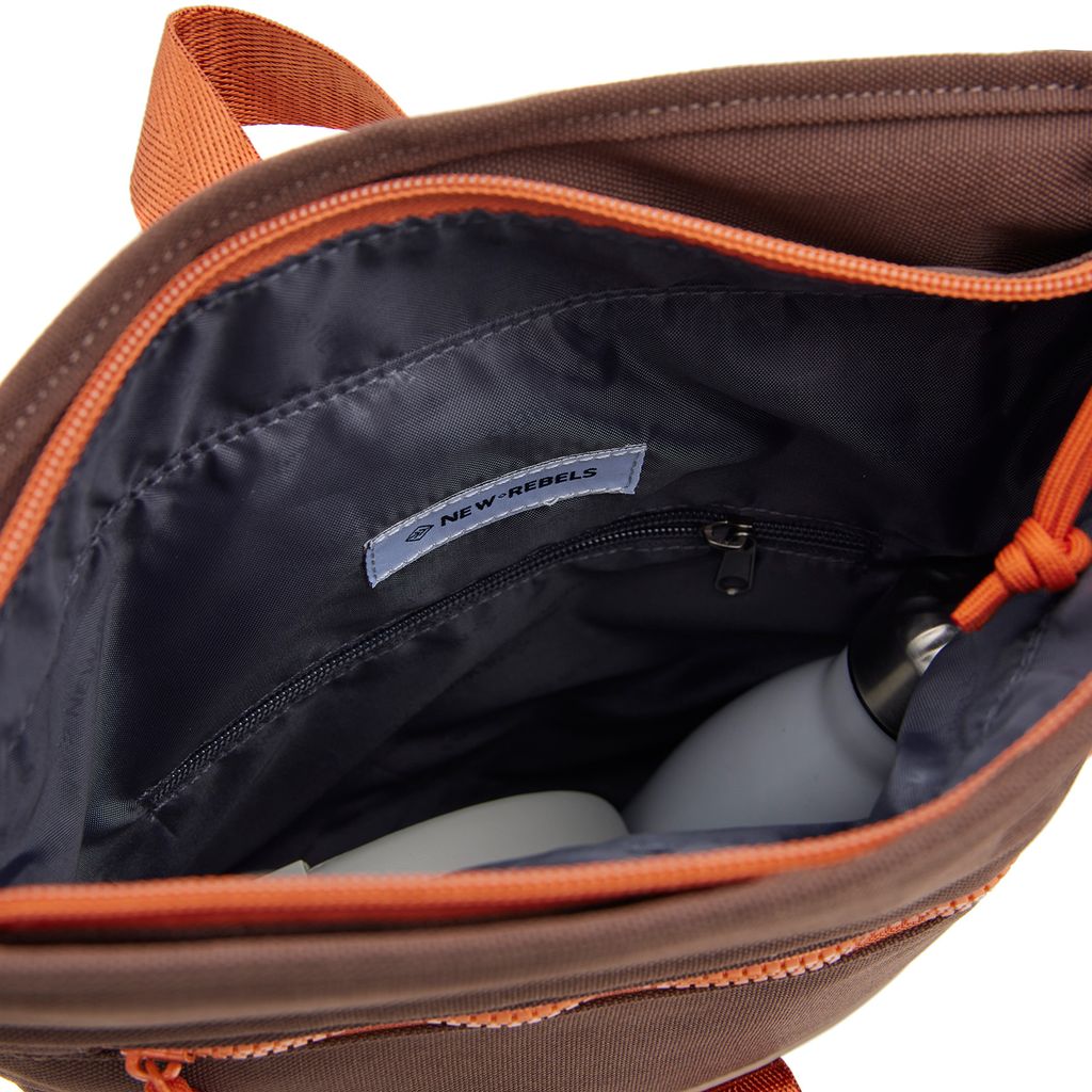 New Rebels Ferron Los Angeles Rolltop Backpack Mini Coffee