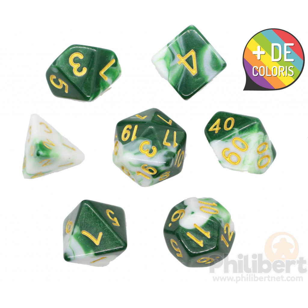 Set de dés JDR - Swirl
