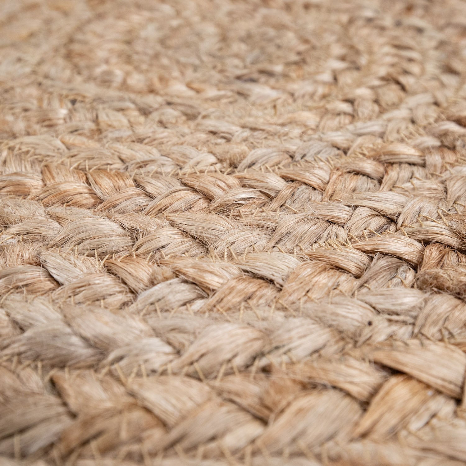 Paco Home Teppich »Viborg 594« rund 6 mm Höhe Jute, Modern, Boho, Ethno, Handgefertigter Natur-Teppich
