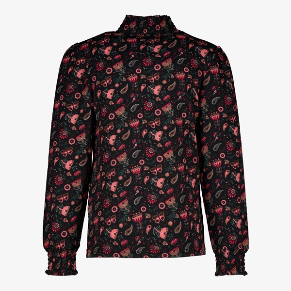 TwoDay meisjes shirt zwart met print