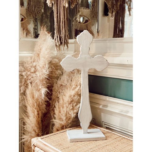 Décoration croix en bois