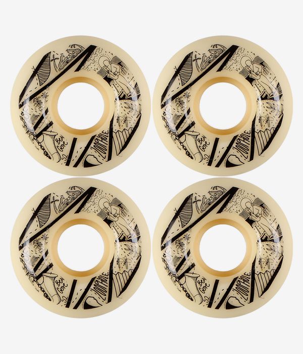 Loophole Gore Teardrop Rollen (white black) 52mm 101A 4er Pack