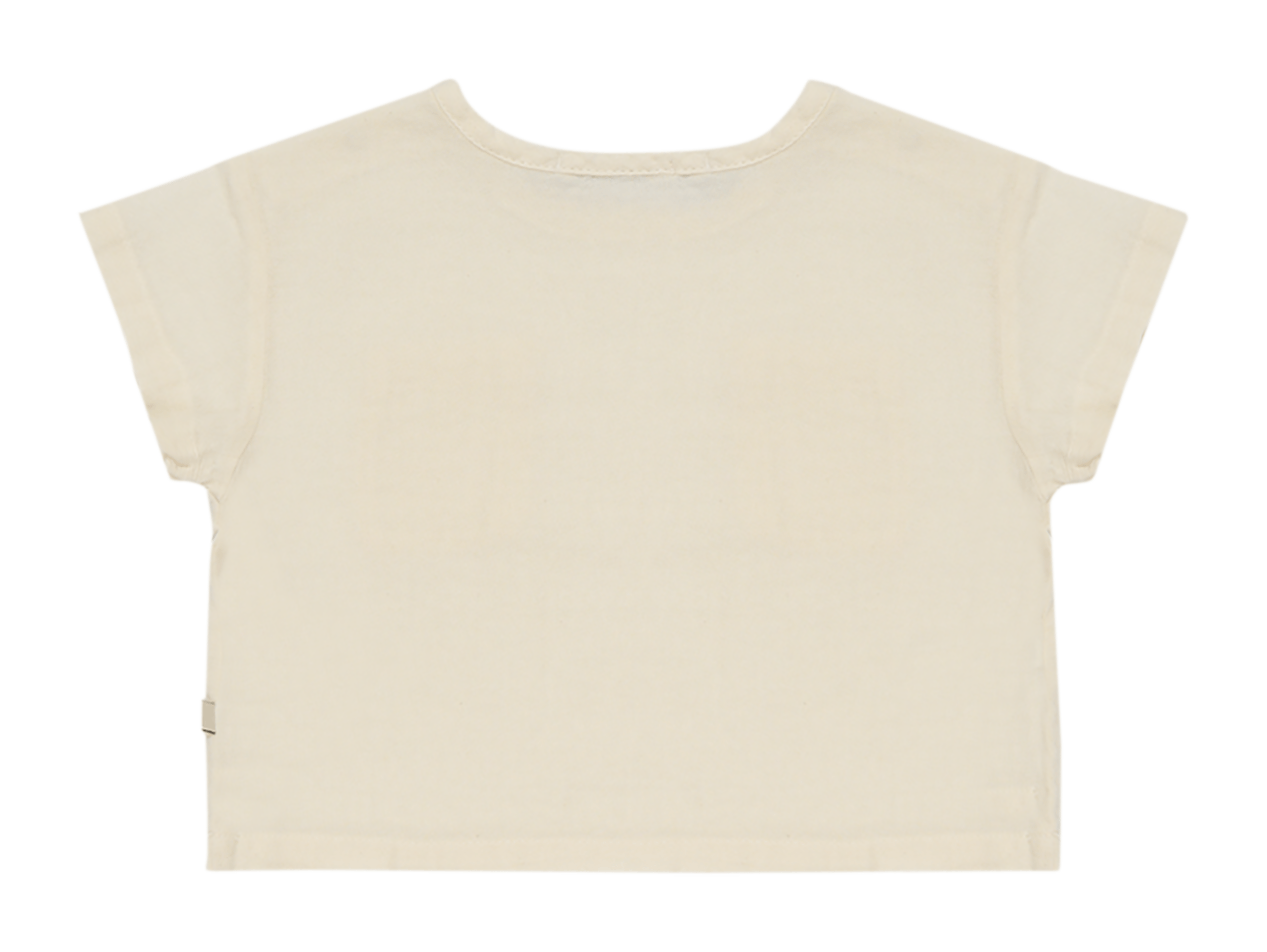 OLIVIA - Tee-shirt col rond en coton bio | Blanc