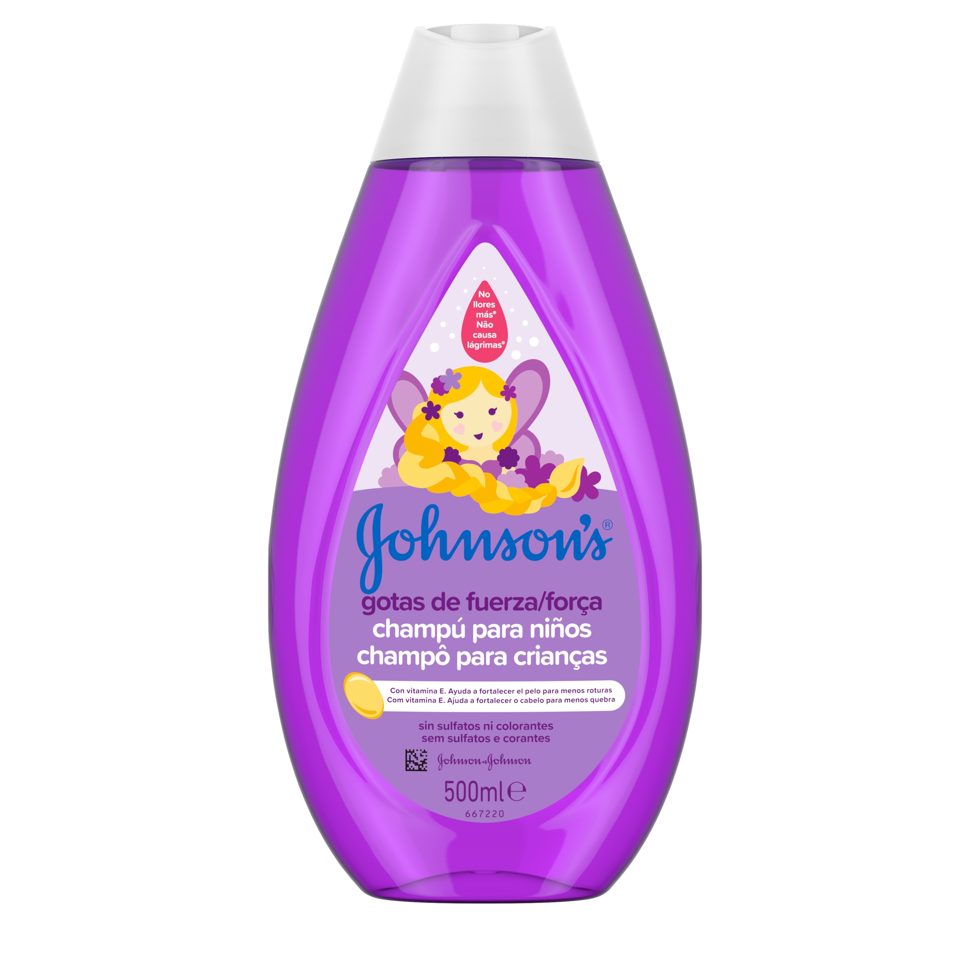 CHAMPÔ JOHNSON'S BABY GOTAS FORÇA 500ML