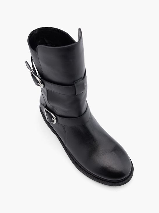 Catwalk Cowboy- & Bikerboot Schwarz