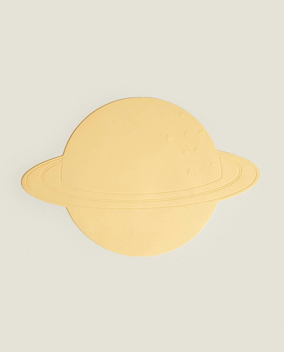 Jogo americano de silicone com planetas
