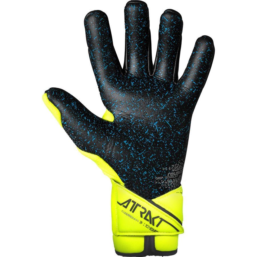 Reusch Gants de Gardien Attrakt Fusion Guardian GK:LAB - Jaune/Argenté/Noir