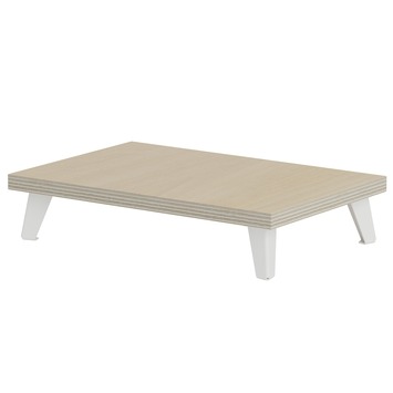 Duraline meubelpoot Folded Leg Sola wit 10 cm