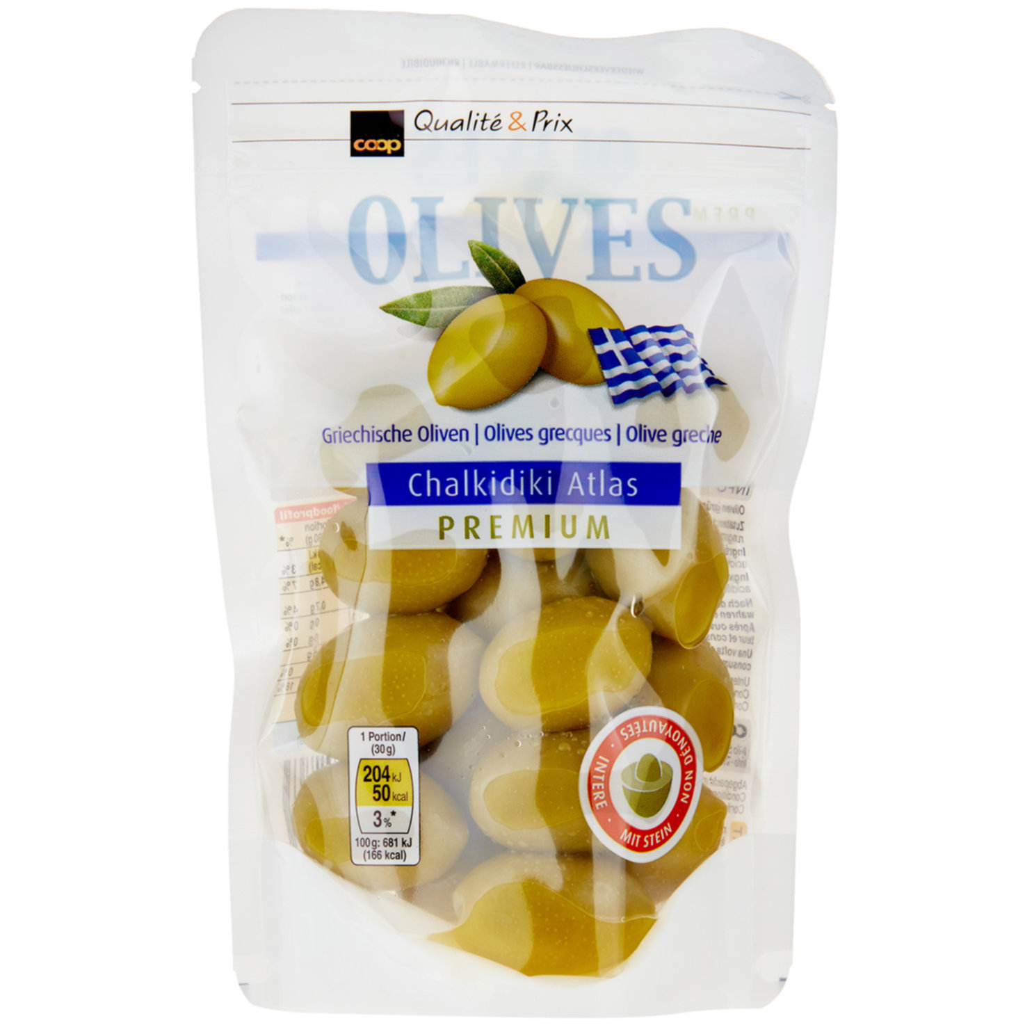 Griechische Oliven grün & gross Chalkidiki