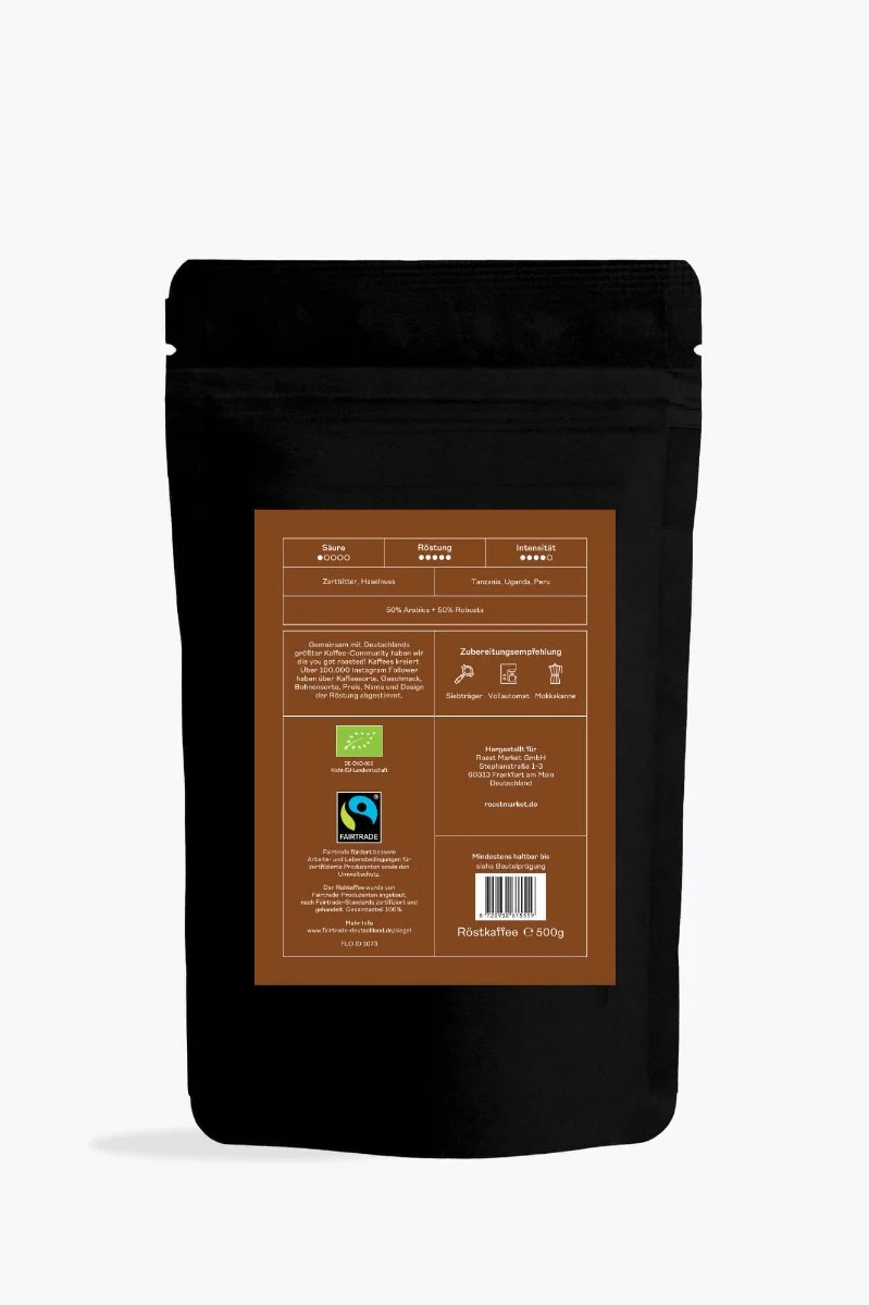 roastmarket you got roasted! Espresso Daily Grind Bio Vorteilspaket 2kg