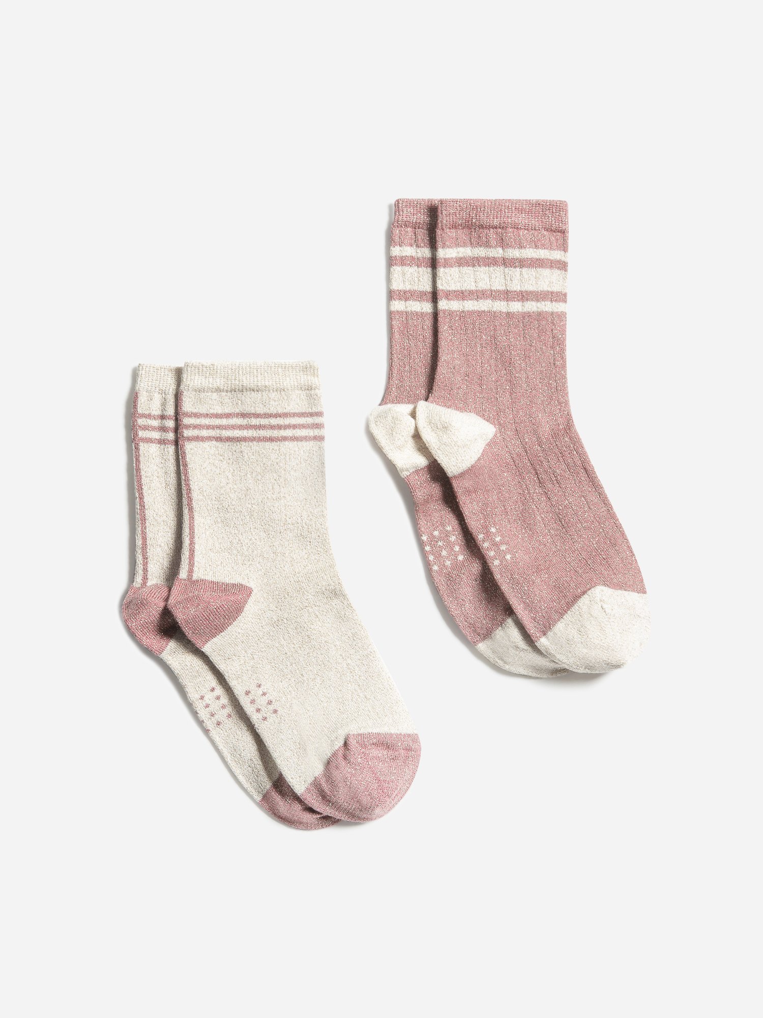 Chaussettes Femme Fabriquées en France Rose