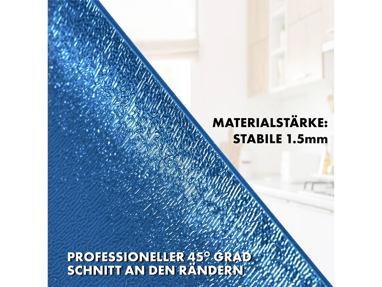 KARAT Tafelkleed Empire met Afgeschuinde Rand Blauw 80 x 55 cm