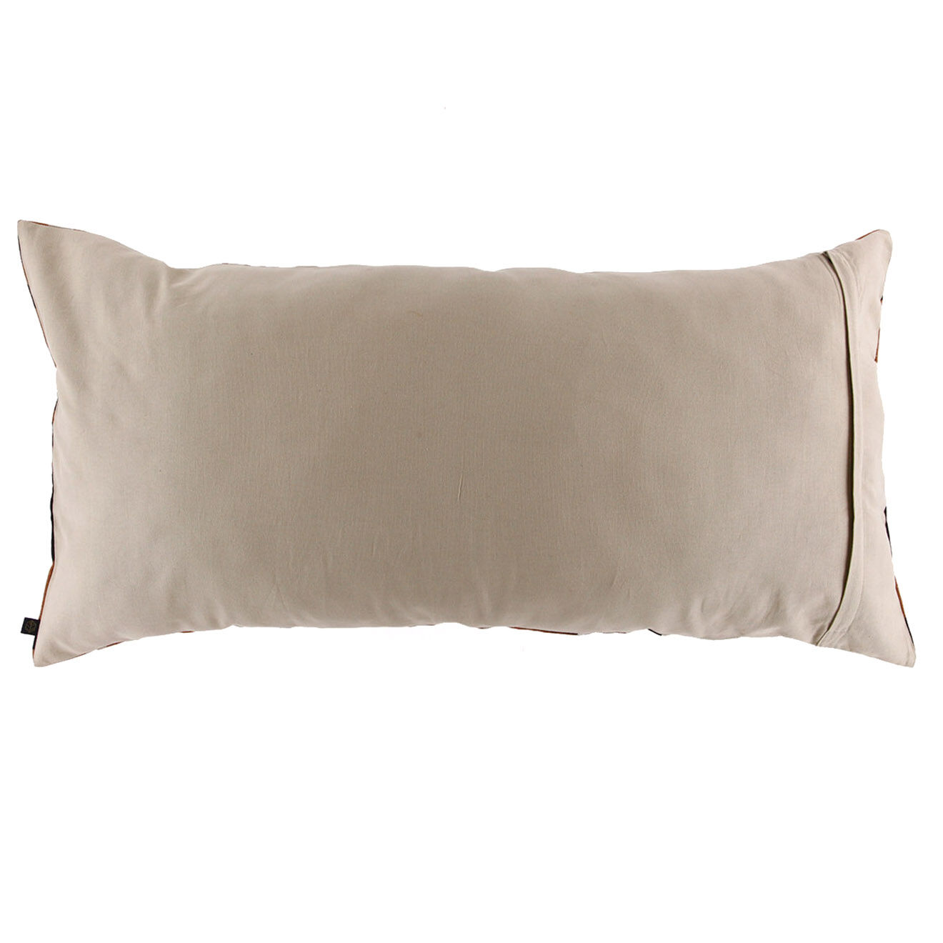 Haomy Housse de coussin en Lin & Coton Cork caramel - 55x110 cm