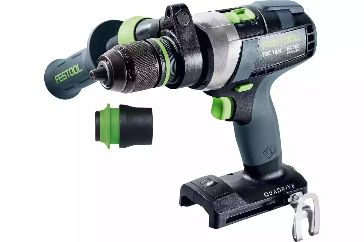 Festool TDC 18/4 I-Basic QUADRIVE 18V Li-Ion accu schroefboormachine body in systainer - 75Nm