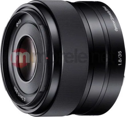 Sony SEL35F18, 8/6, Billedstabilisator, Sony E, Autofokus