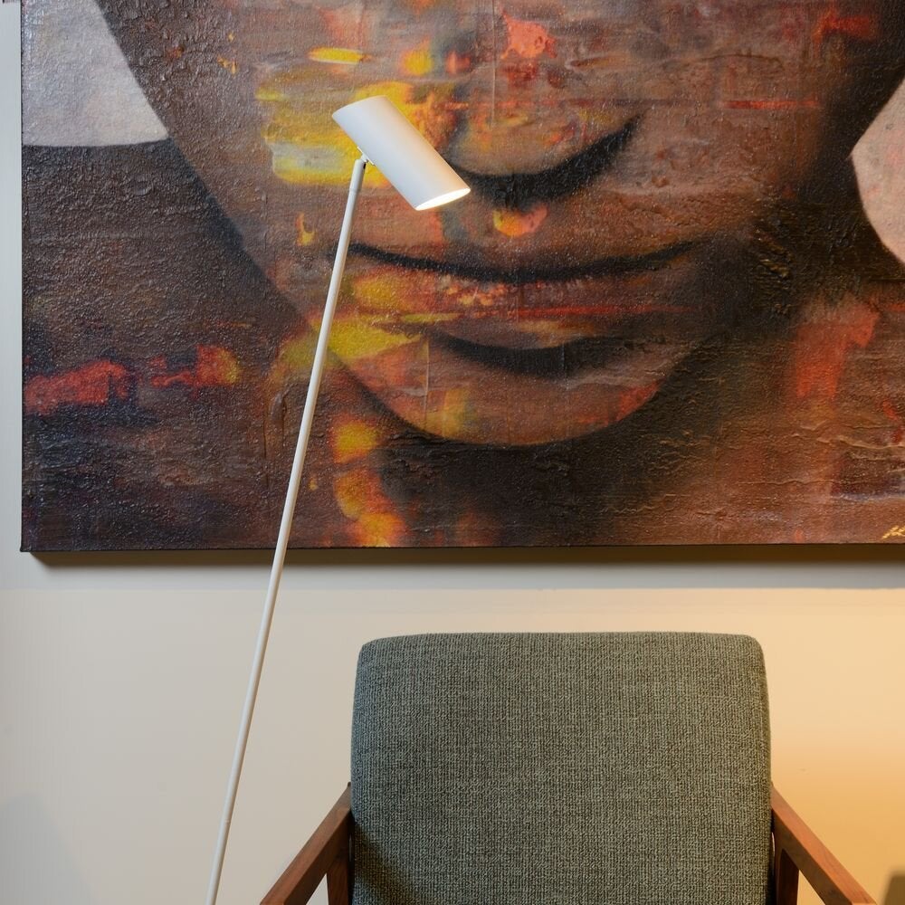 Hester vloerlamp, GU10, hoogte 1370mm, wit