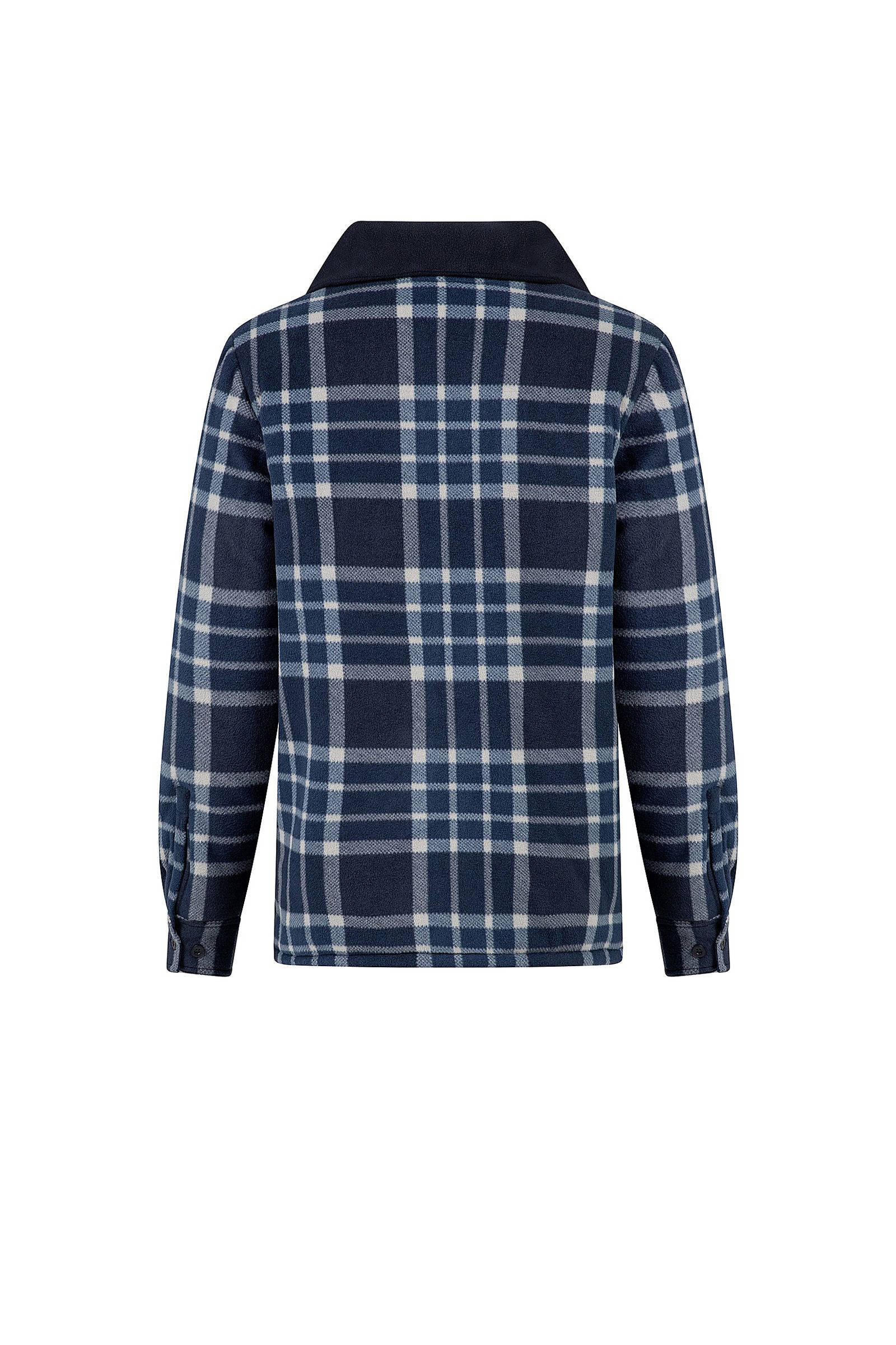 Life-Line fleece outdoor jas Flores blauw